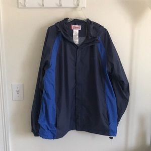 Coleman’s rain jacket